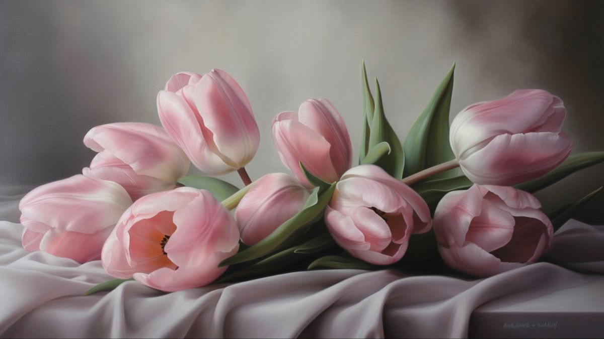 Sanftes Bouquet‑Foto im Editorial‑Look